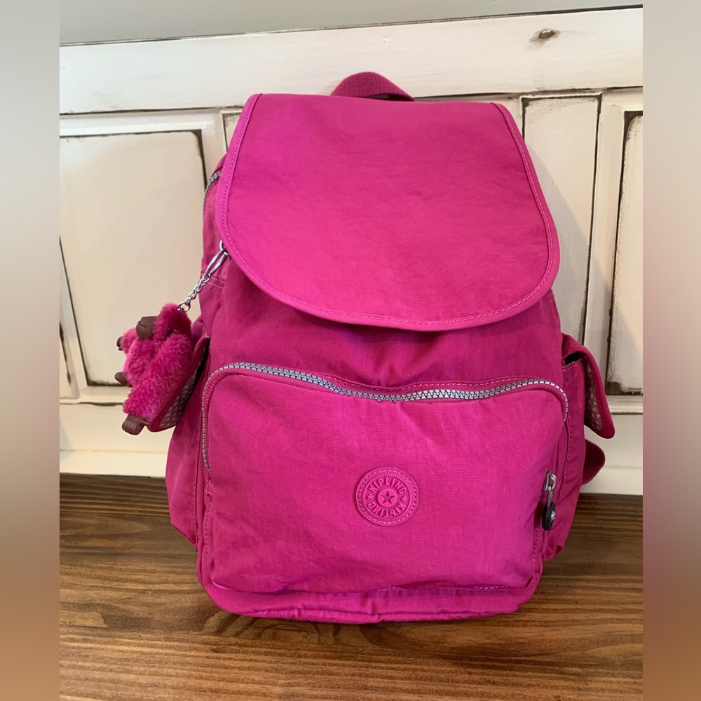Kipling Women City Pack Fuchsia pink